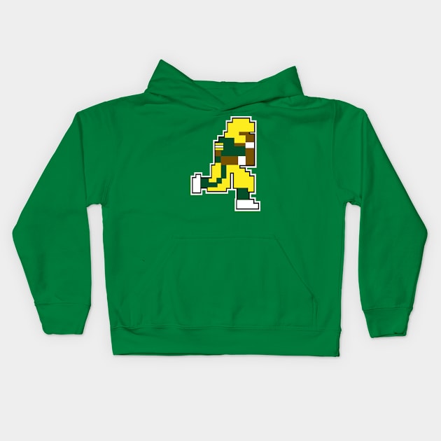 Tecmo Bowl Green Bay Kids Hoodie by jackandcharlie